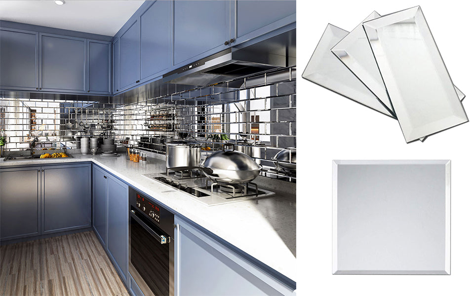 How to Install Beveled Mirror Tiles?